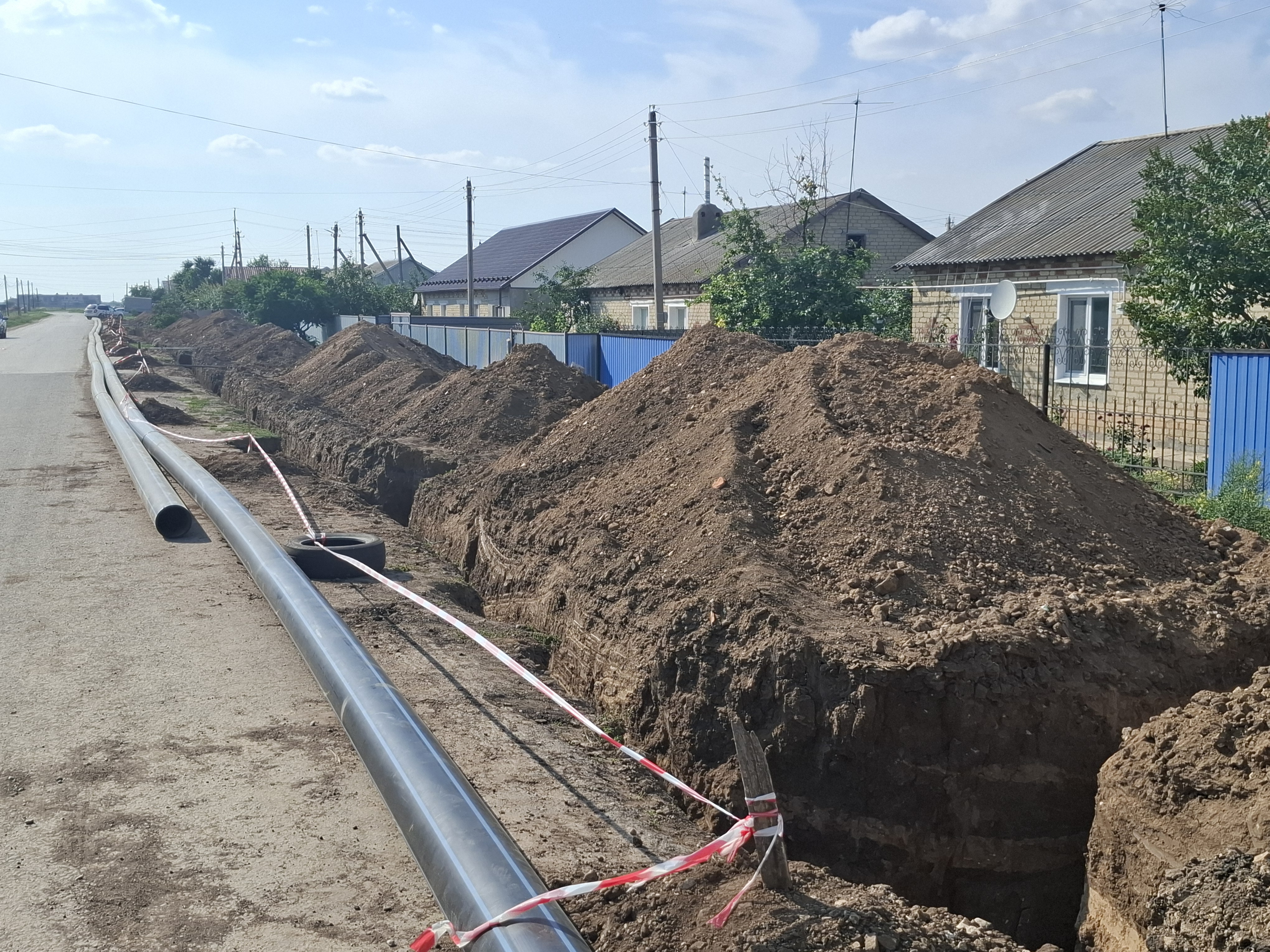 В Новоузенске обновляют водопроводы
