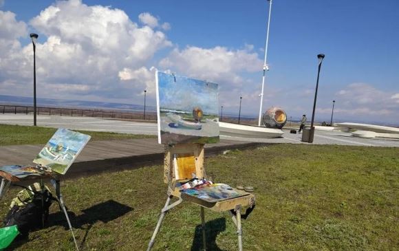 В Парке покорителей космоса развернулся первый «Космический пленэр»