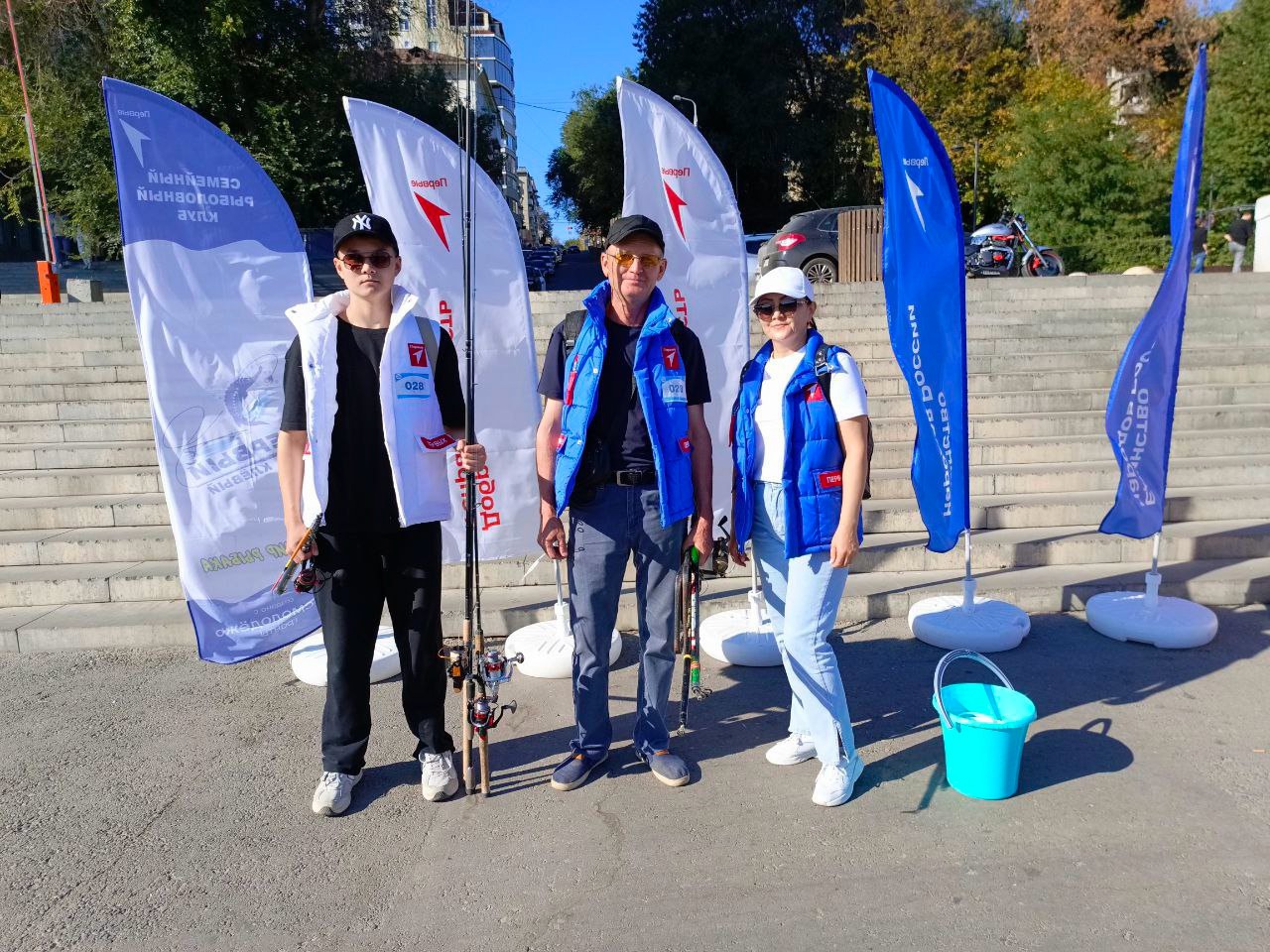 Семья из Новоузенского района приняла участие в проекте "Движения Первых" " Первый клёв "